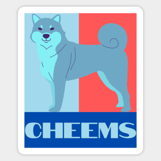 cheems Tshirt Magnet